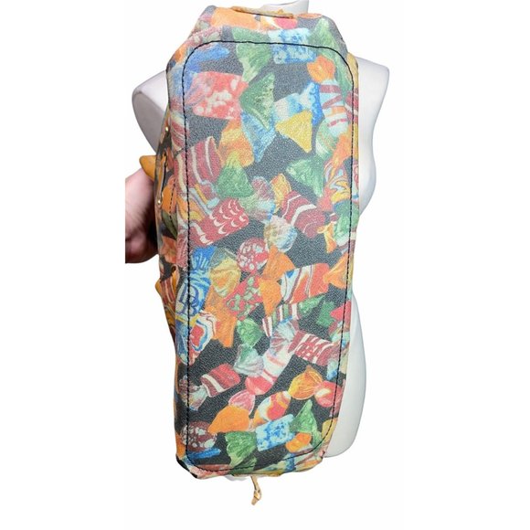 Dooney & Bourke Candy Print Small Vintage Unique Handbag - Picture 3 of 8